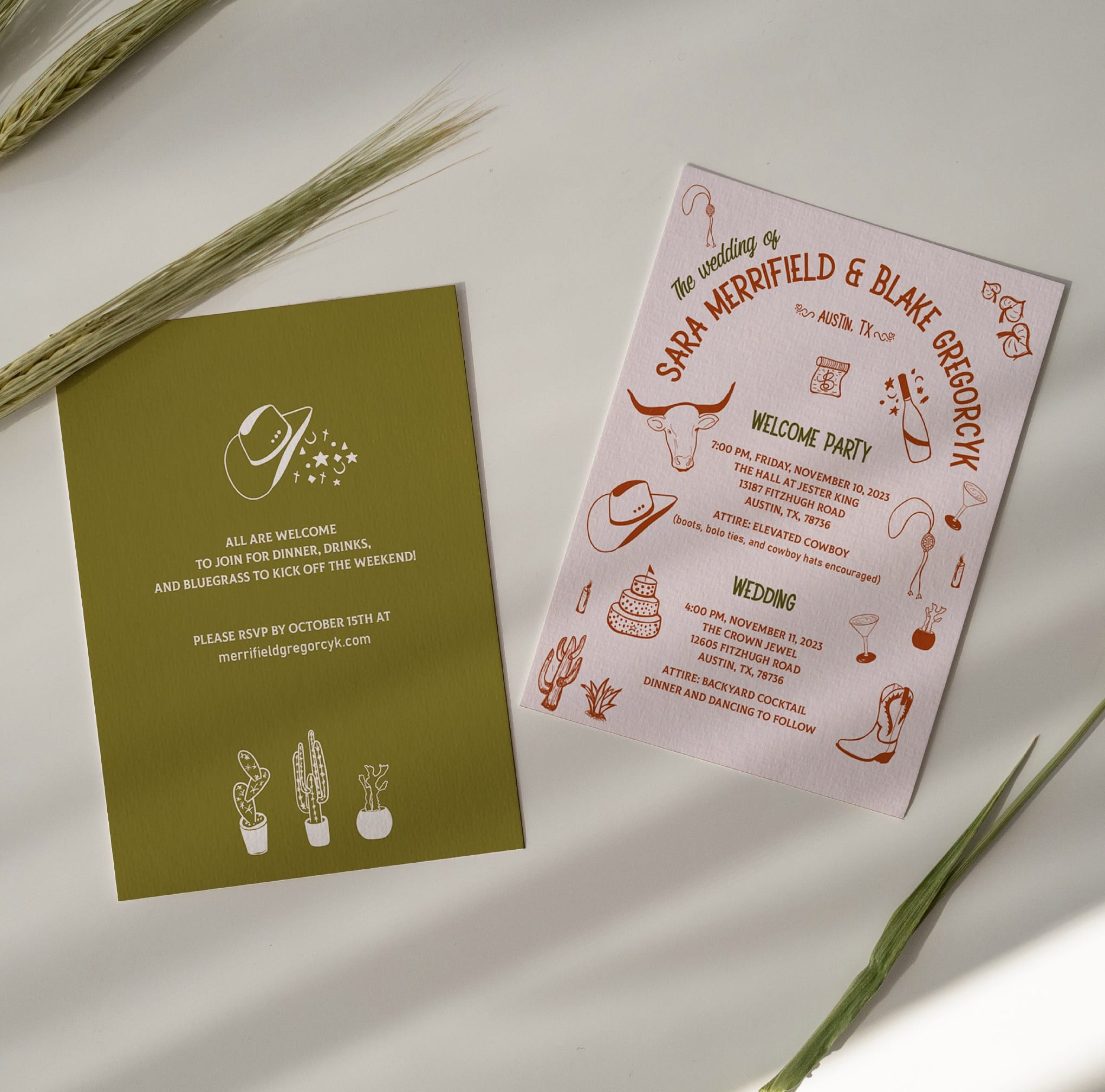 Mosada Invitation Wedding Invite Wording Examples | VistaPrint US