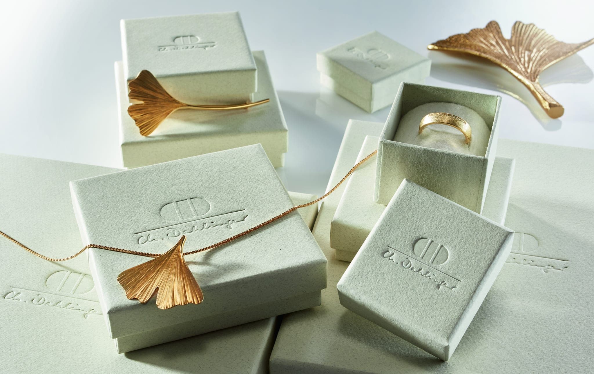 collection of recyclable jewelry boxes