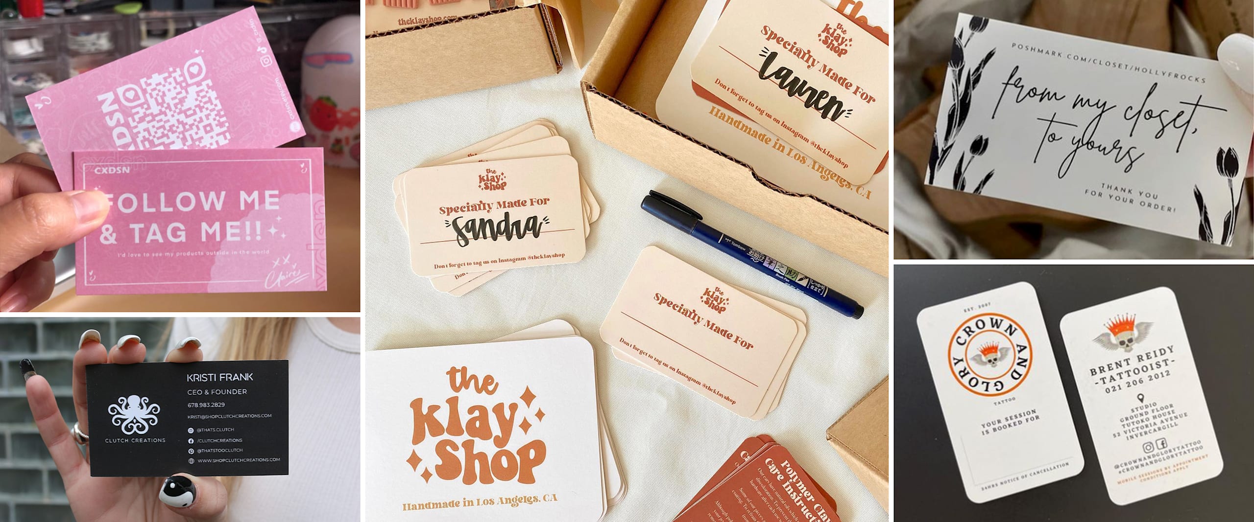 Creative Design Ideas for the back of Business cards VistaPrint CA