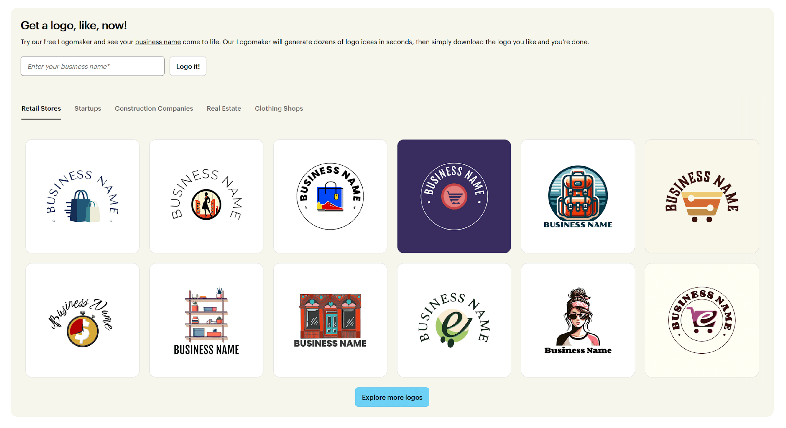Logo design ideas across different industries