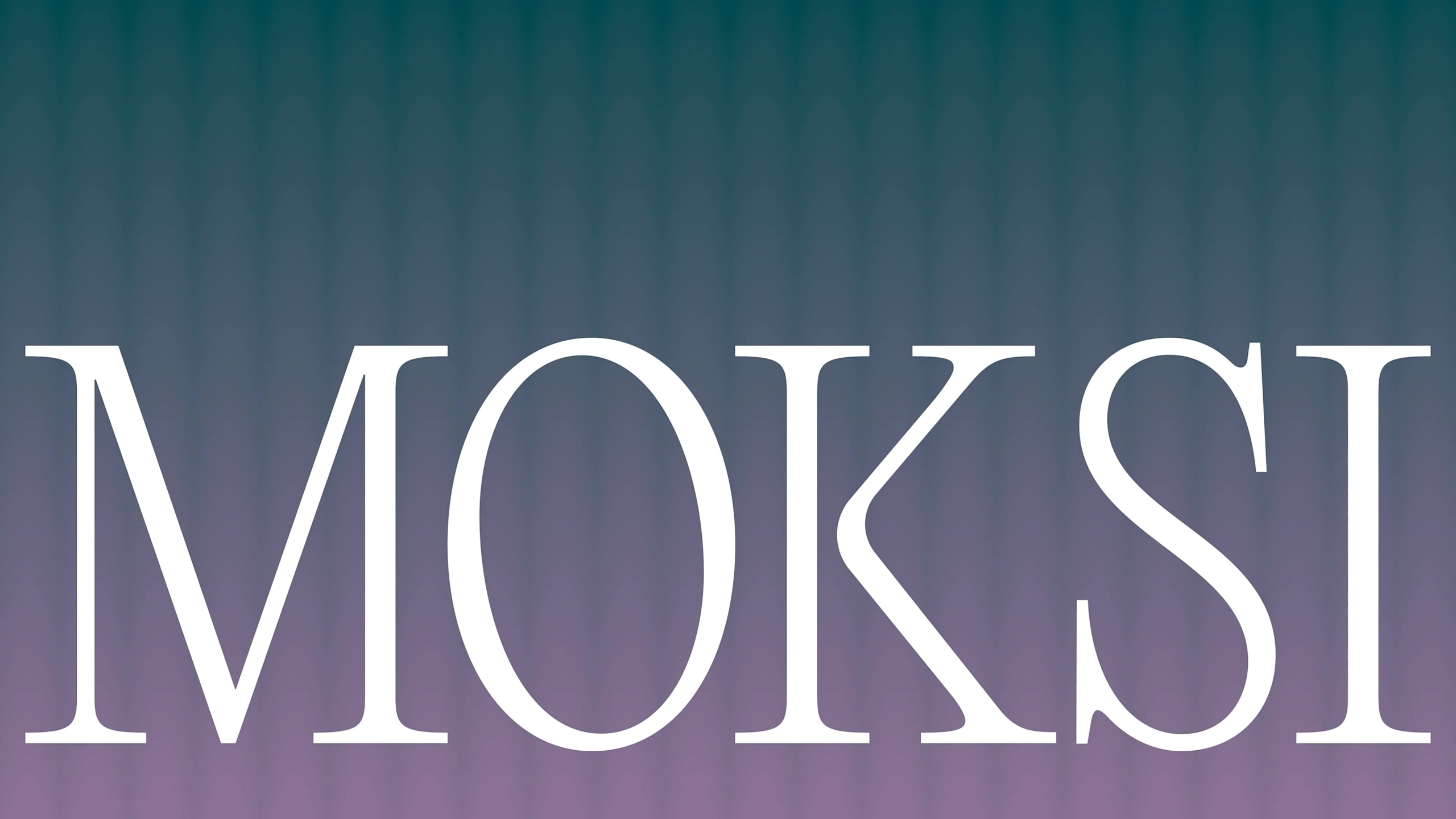 Moksi serif font