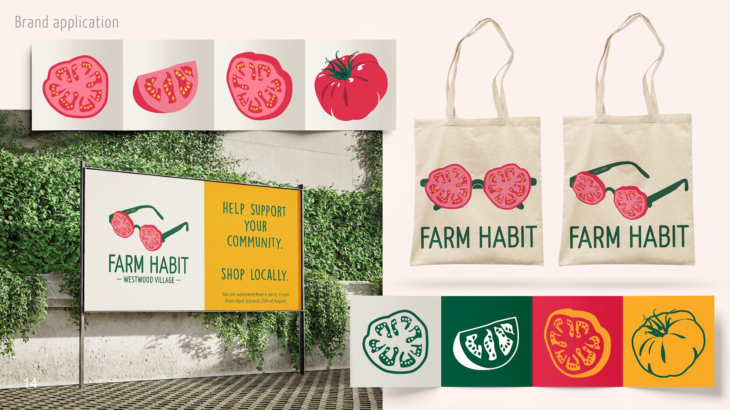 Branded tote bags