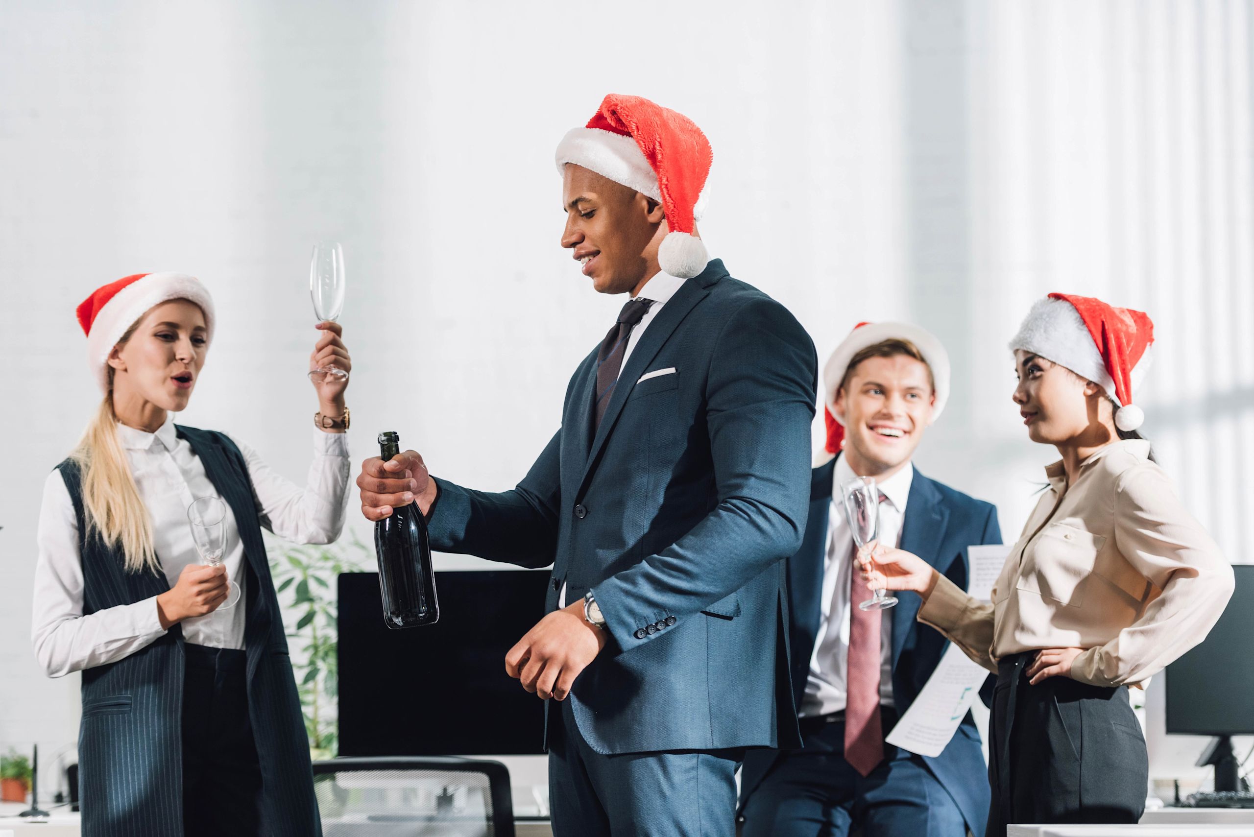 New Year party at the office