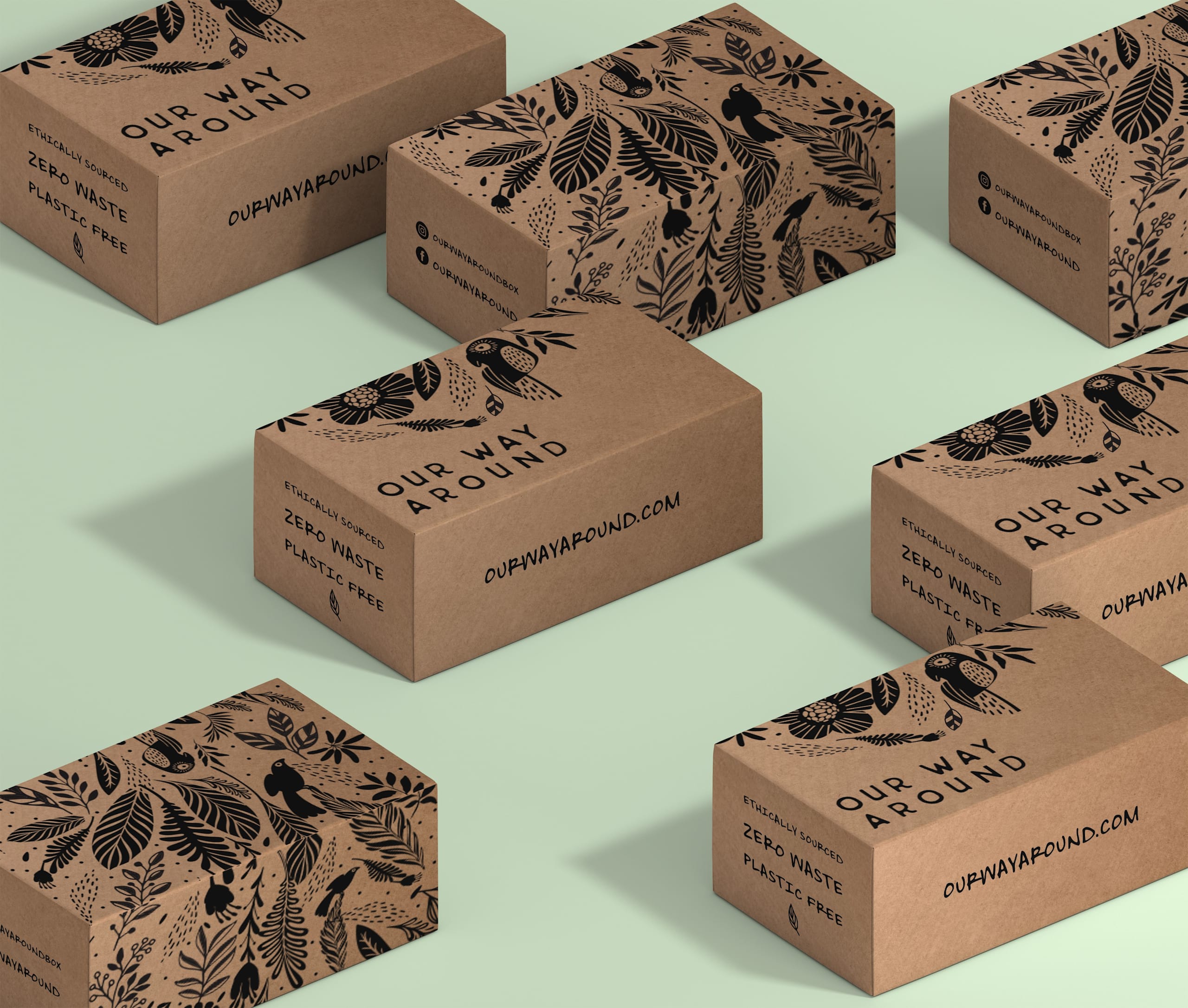 Sustainable packaging design that appeals to an eco-friendly target audience.