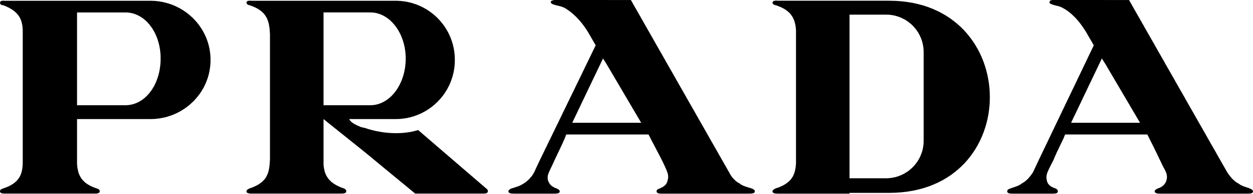 The Prada logo is one of the most famous logos