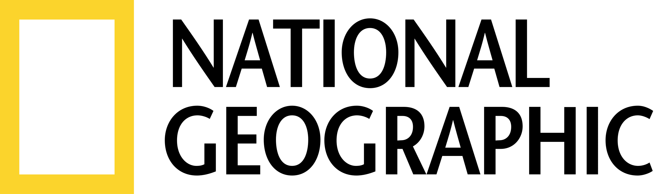 The National Geographic logo is one of the most famous logos