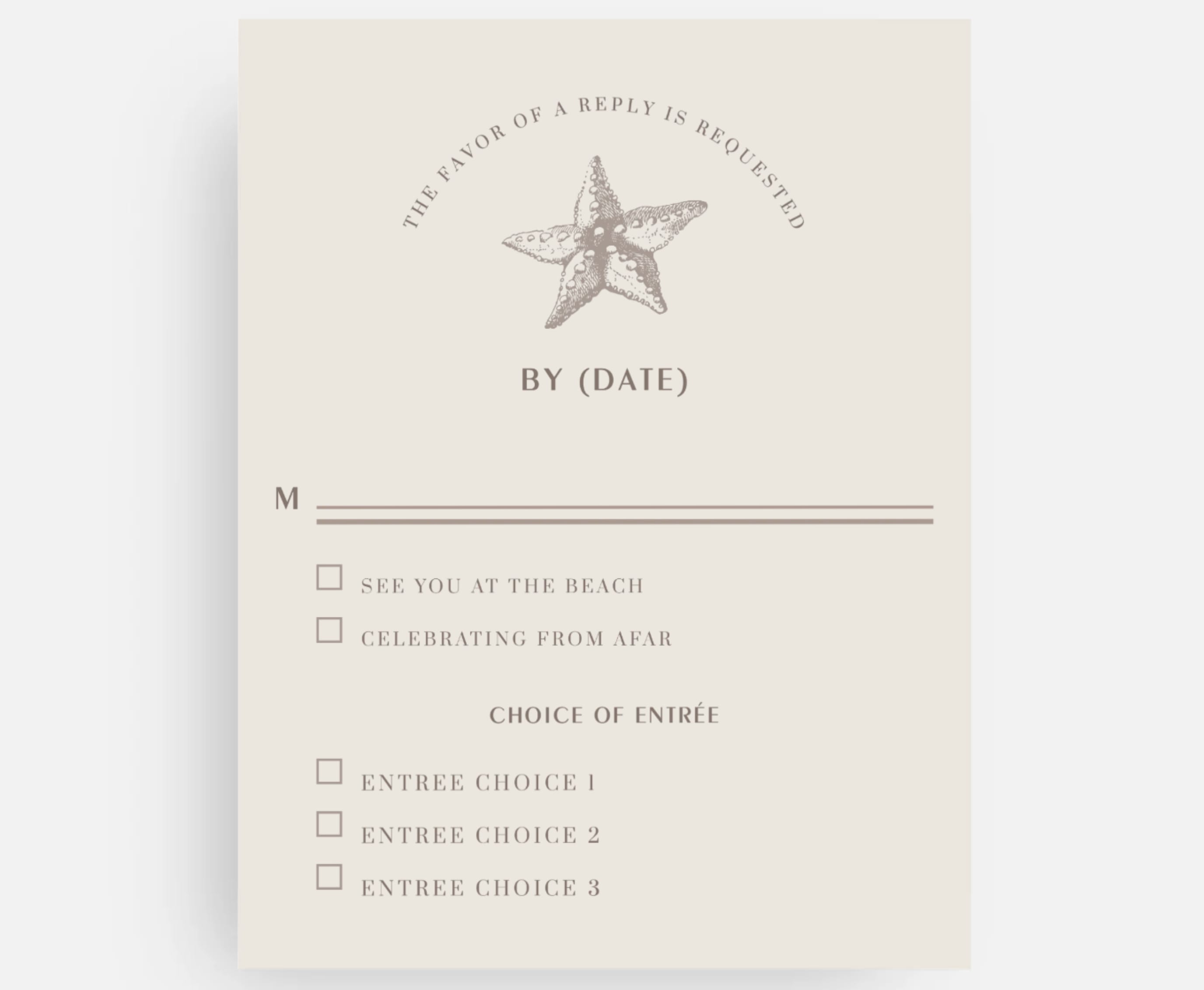 Destination wedding RSVP wording