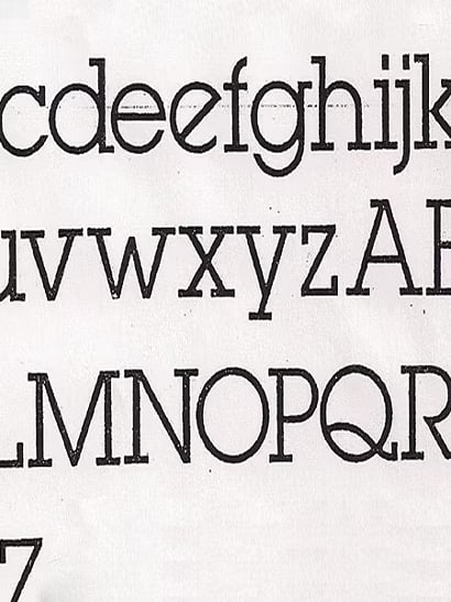 An example of the digital destruction 2024 graphic design trend