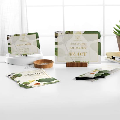 Photo of marketing material products