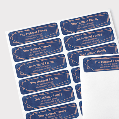 return address labels