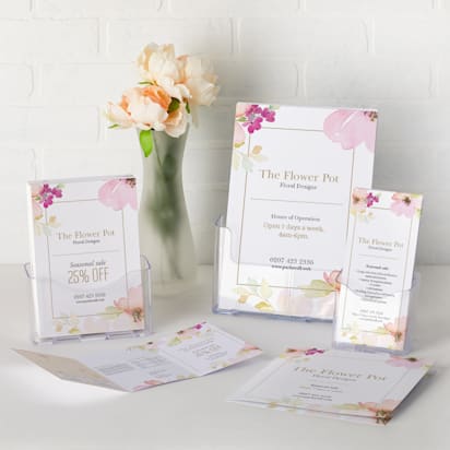 Printed marketing material