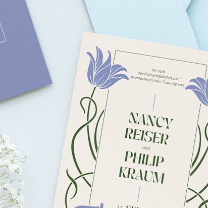 Beispiel Hochzeitseinladung