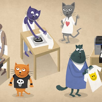 How to print a T-shirt