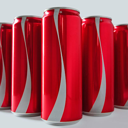 coke cans with no logo