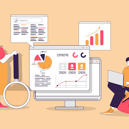 Web app analytics by Adrian Hufsa