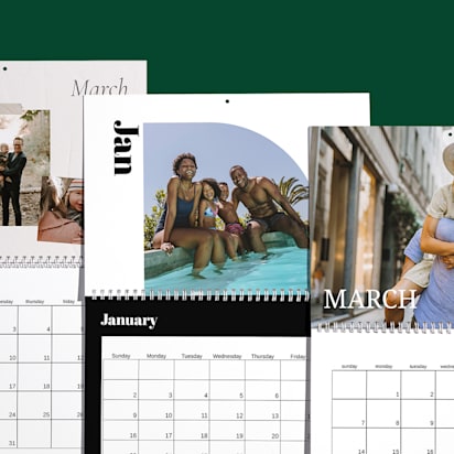 Affordable custom calendars that highlight your favorite memories or your business.