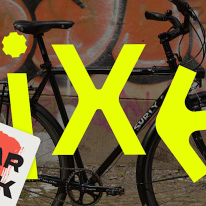 Logo design trends 2025 in collage style with yellow lettering