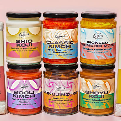 Packaging design trends 2025 collage of colorful jar and box designs