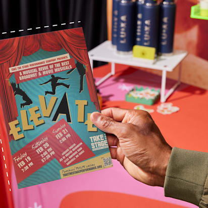 Colorful example of what is a flyer