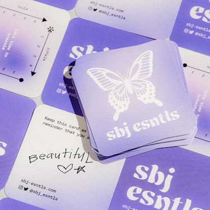 A brand logo printed on square business cards, convert a jpeg logo to a print ready file