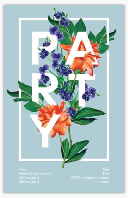 Birthday party invitation