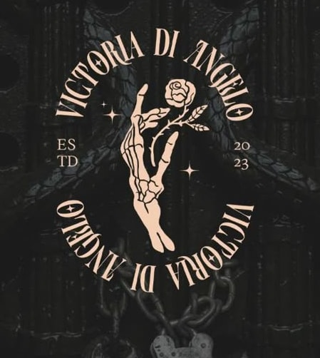 A range of Storybook Gothic-style logo designs