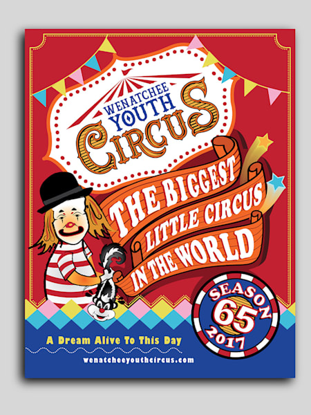Circus flyer design idea