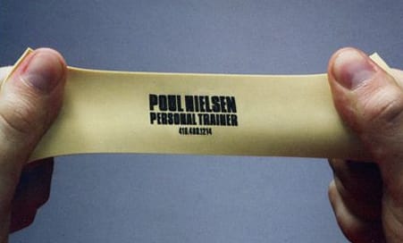 Business card idea for fitness industry