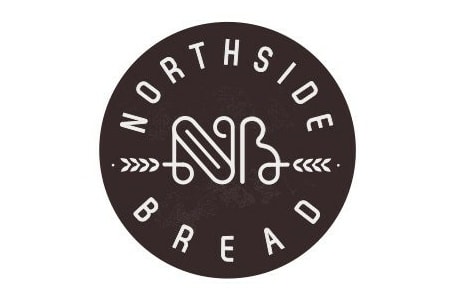 Outline of the initials of the brand shaped like a bread