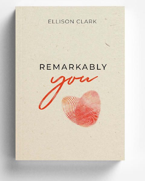 Buchcover-Design mit Fingerabdruck-Design