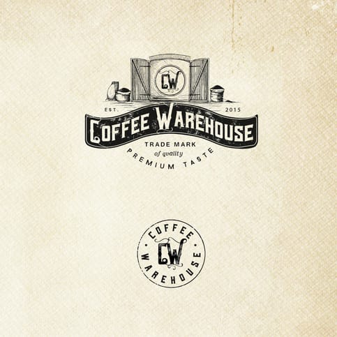 Nostalgic Coffee Warehouse Branding