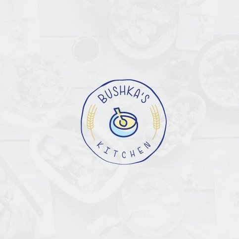 warm design with bowl and spoon