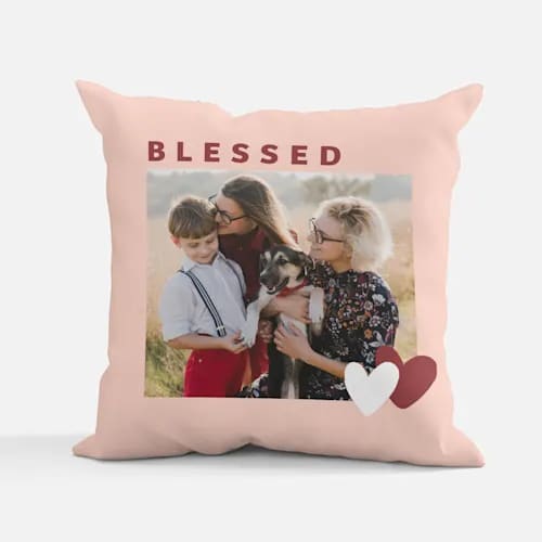 Customized photo pillow