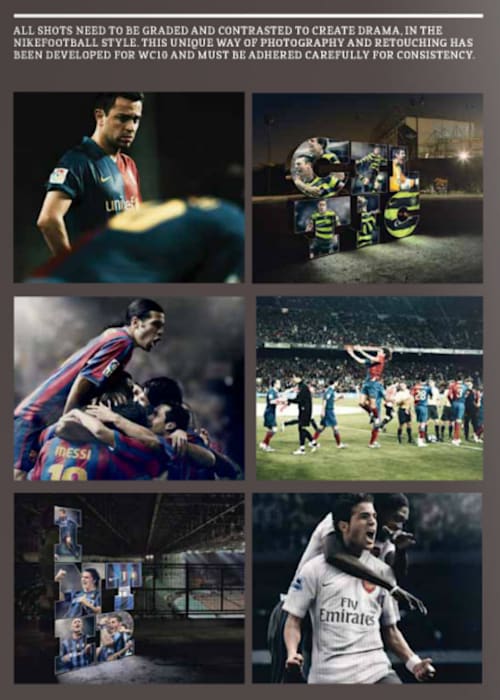 nike football brand imagery