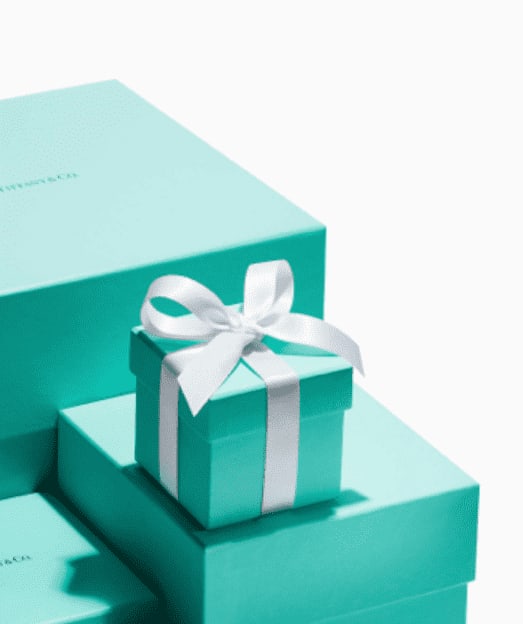 collection of Tiffany blue packages