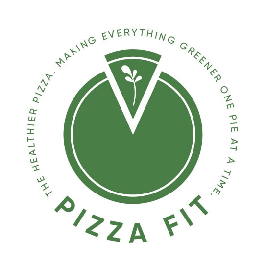 pizza logo with tagline