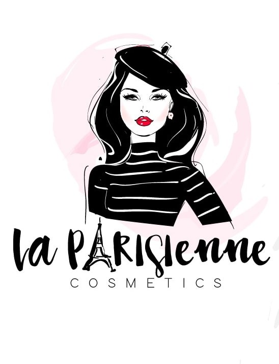 illustration logo of a woman in a beret