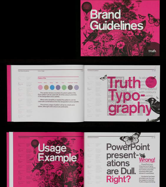 TRUTH. brand style guide