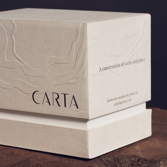 textured packaging box design