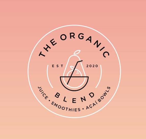Food branding logo: The Organic Blend