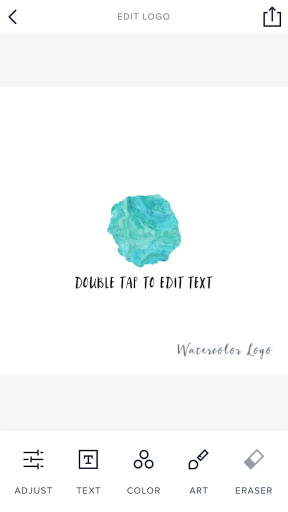 Watercolor Logo Maker logo design app