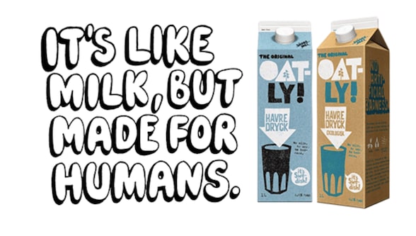 Brand concept example: Oatly oat milk