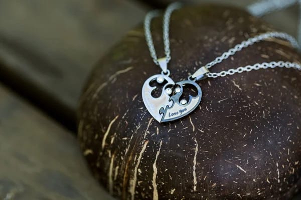 50th birthday gift idea: Matching best friend necklaces