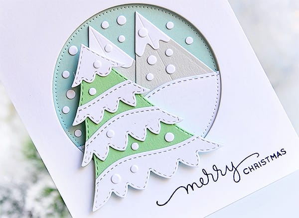 Cut-out Christmas card idea