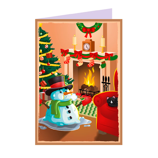 Cute, colorful Christmas Card design