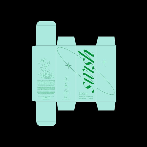 Verpackungsdesign mit dem Grafikdesign-Trend "Nostalgische Netzwerke" mit gedeckten Tönen und Retro-Icons