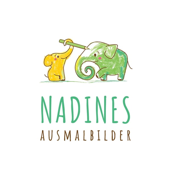 Logo-Design mit dem Grafikdesign-Trend "Kindliche Texturen" mit starken Konturen und Farben