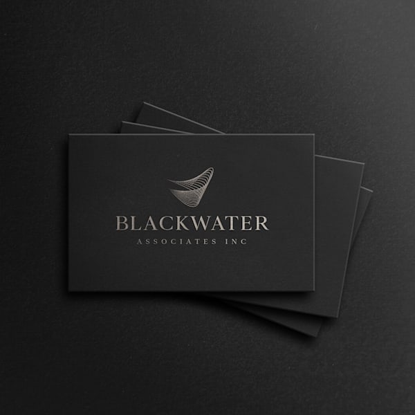 A logo with lines that look like waves of light or sound