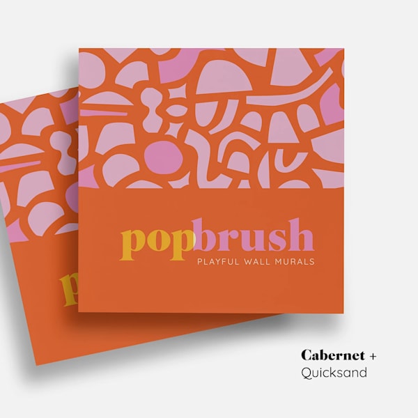 Cabernet with Quicksand example of best fonts for business