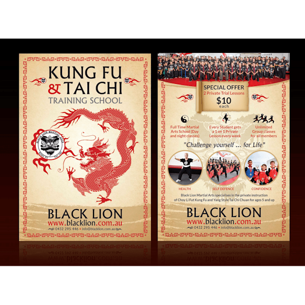 Flyer design idea with a special offer